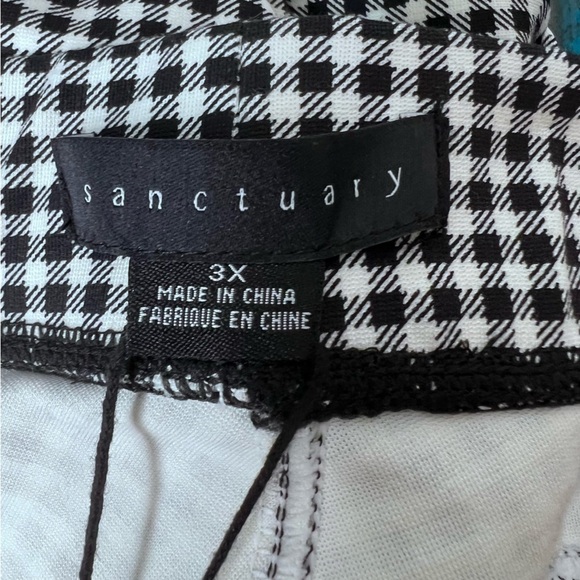 Sanctuary Runway Semi High Rise Legging Classic Houndstooth Size 3X - Picture 9 of 11
